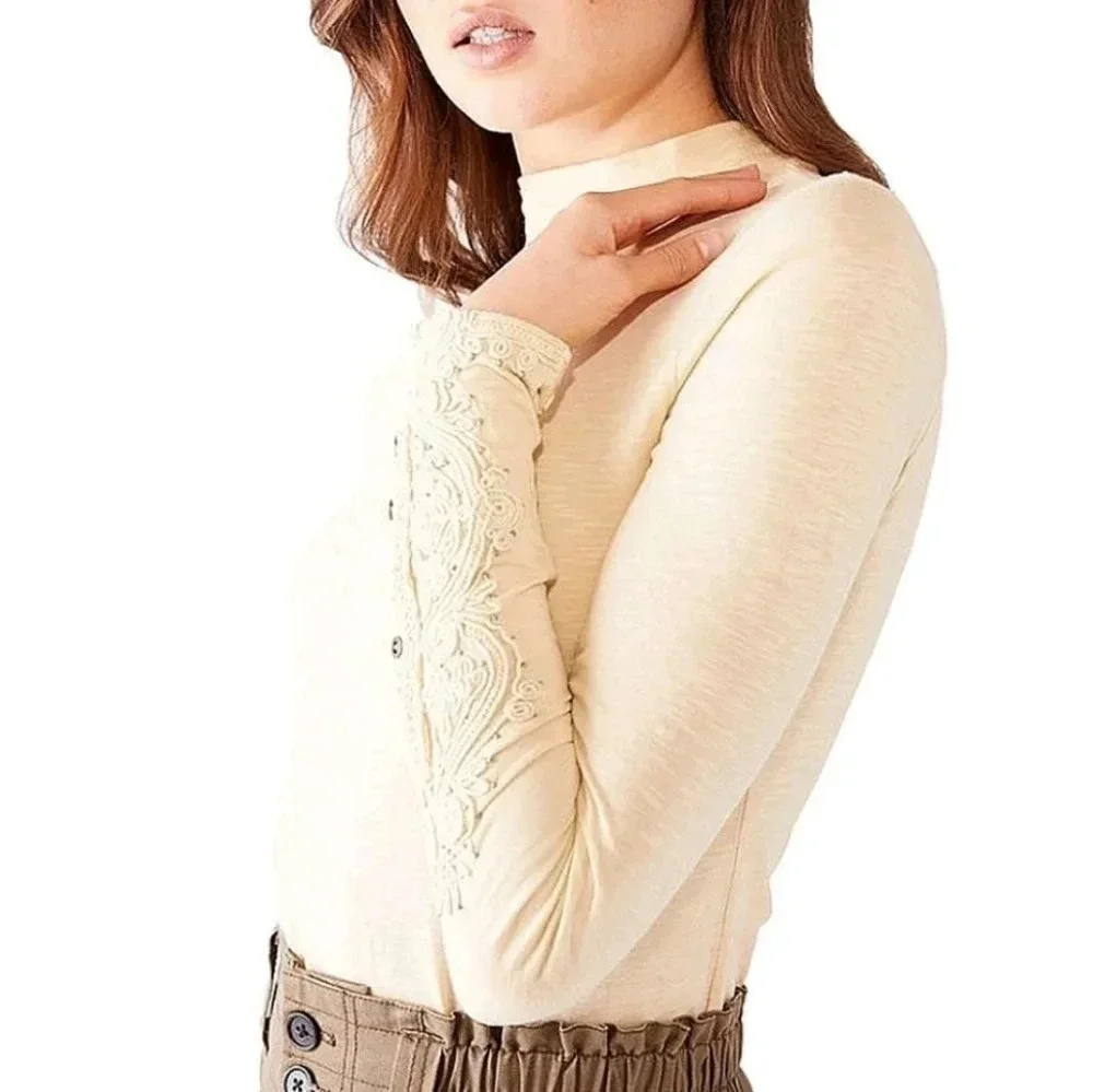 NWT Free People Hooked On You Cuff Top XS